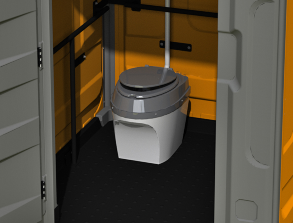 AXS Mains-Connected Portable Restroom - Detail 2