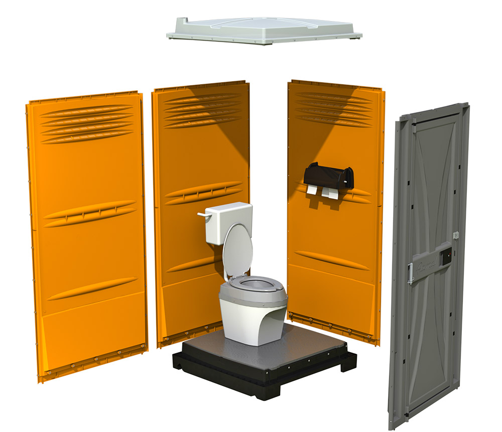 CUBE Mains-connected Portable Restroom - Detail 1