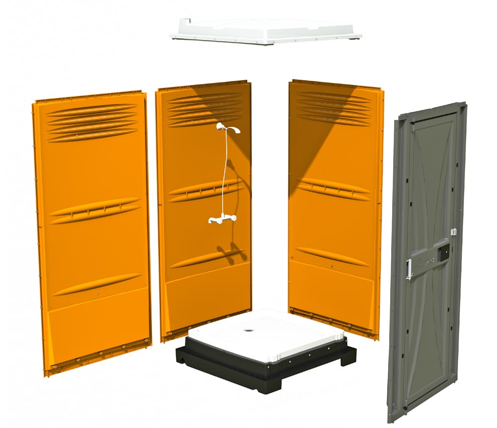 CUBE Shower - Detail 1