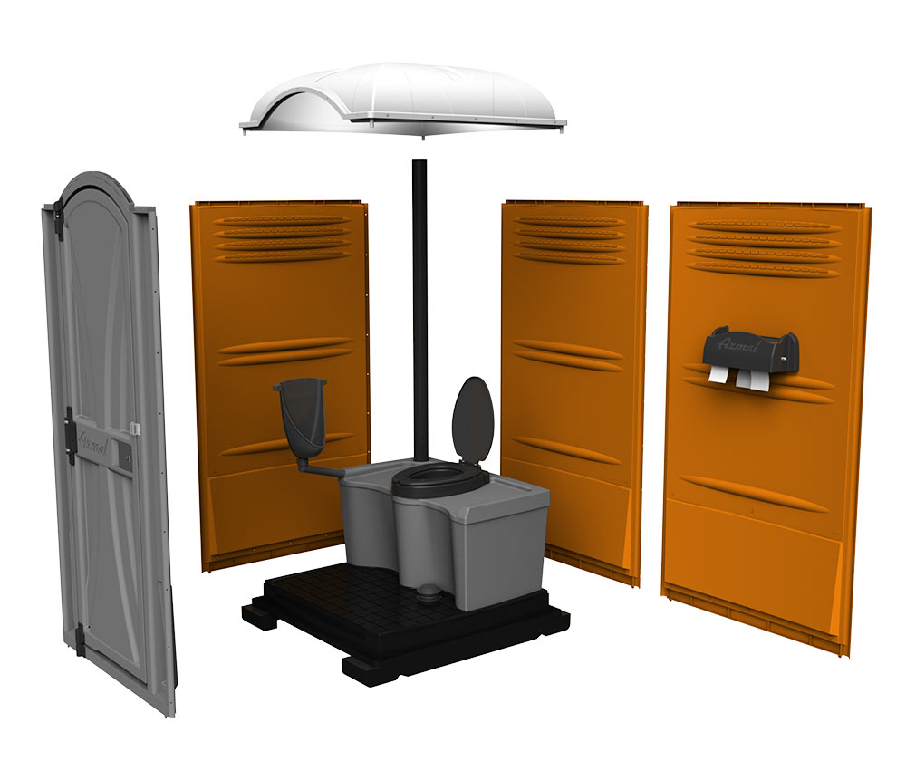 WAVE Portable Restroom with Recirculating Flush – ARMAL