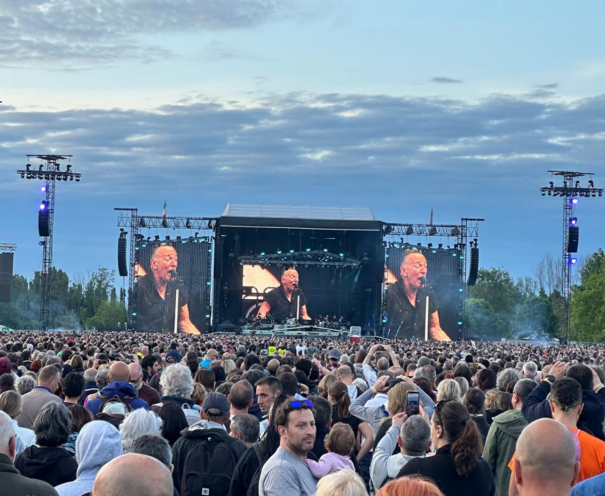 Bruce Springsteen al Parco Urbano G. Bassani